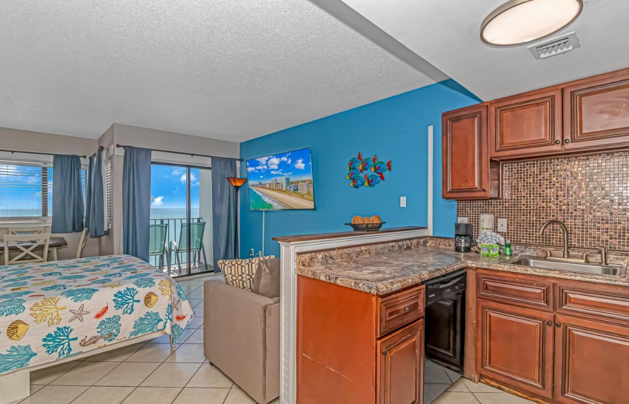 Ocean Front Studio With Panoramic Views! Palace Resort 1001 Myrtle Beach Exterior foto