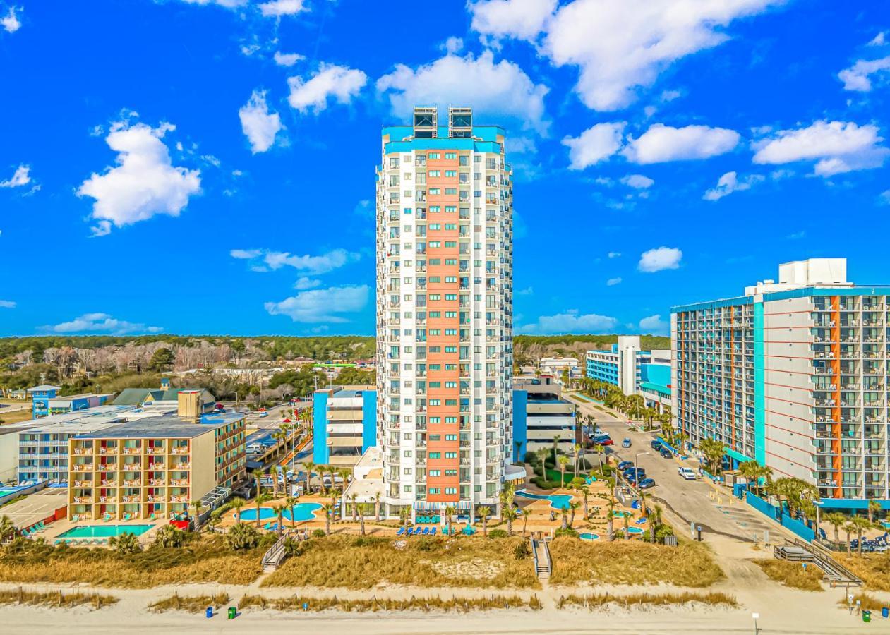 Ocean Front Studio With Panoramic Views! Palace Resort 1001 Myrtle Beach Exterior foto